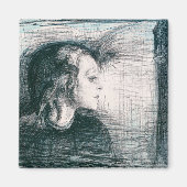 The Sick Child I (1896) van Edvard Munch Magneet (Voorkant)