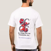 The Sickle Cell Cure Foundation, Inc. T-shirt (Achterkant)