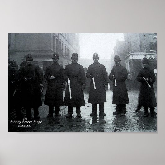 The Sidney Street Siege 1911 Poster (Voorkant)