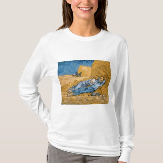 The Siesta 1890 by Vincent van Gogh T-shirt (Voorkant)