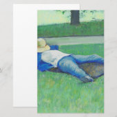 The Siesta (door Gustave Caillebotte) Briefpapier (Voorkant / Achterkant)
