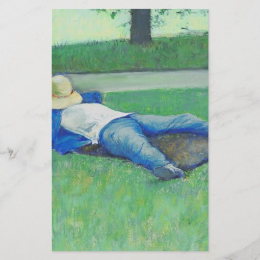 The Siesta (door Gustave Caillebotte) Briefpapier (Voorkant)