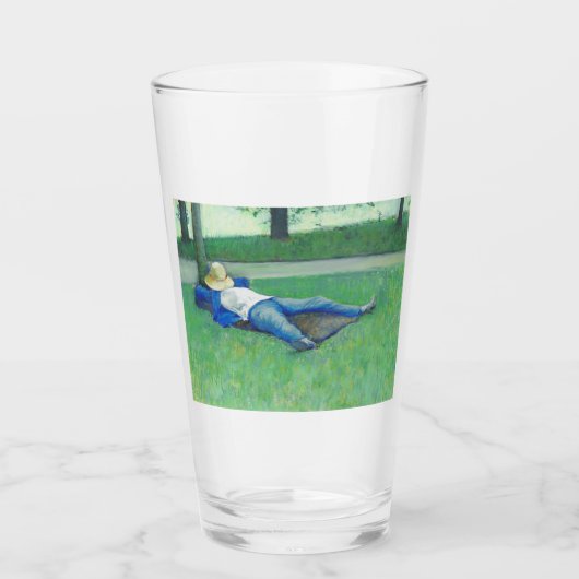 The Siesta (door Gustave Caillebotte) Glas (Voorkant)