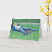 The Siesta (door Gustave Caillebotte) Kaart (Gele Bloem)