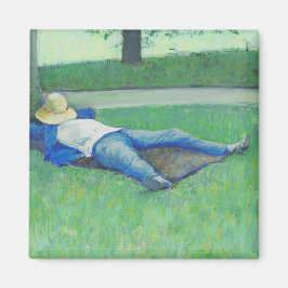 The Siesta (door Gustave Caillebotte) Magneet
