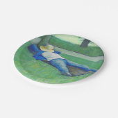 The Siesta (door Gustave Caillebotte) Papieren Bordje (Gekanteld)