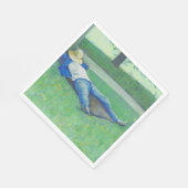 The Siesta (door Gustave Caillebotte) Servet (Hoek)