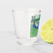 The Siesta (door Gustave Caillebotte) Shot Glas (Links)