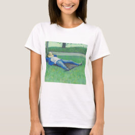The Siesta (door Gustave Caillebotte) T-shirt