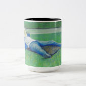 The Siesta (door Gustave Caillebotte) Tweekleurige Koffiemok (Center)