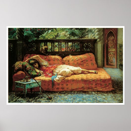 The Siesta (Middagmiddag in Dreams), 1878 Poster (Voorkant)