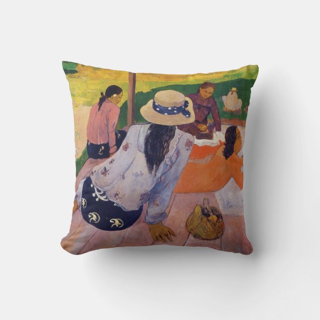The Siesta - Paul Gauguin Pillow Kussen (Voorkant)