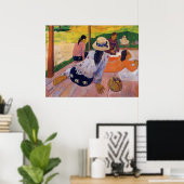 'The Siesta' - Paul Gauguin Print (Thuiskantoor)
