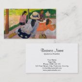 The Siesta - Paul Gauguin Visitekaartje (Voorkant / Achterkant)