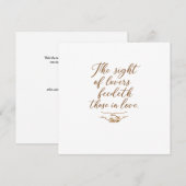 The Sight of Lovers Kaart (Voorkant / Achterkant)