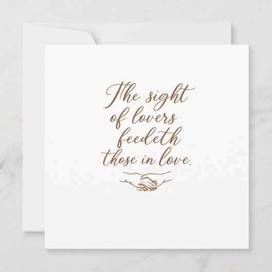 The Sight of Lovers Kaart (Voorkant)