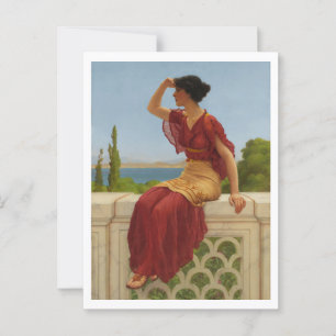 The Signal van John William Godward Briefkaart