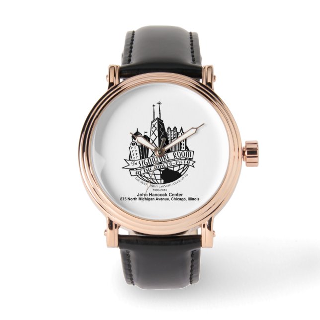 The Signature Room op de 95th, Chicago, IL Horloge (Voorkant)