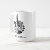 The Signature Room op de 95th, Chicago, IL Koffiemok (Voorkant links)