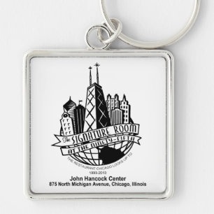 The Signature Room op de 95th, Chicago, IL Sleutelhanger