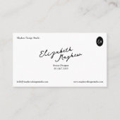 The Signature Script - Minimalist Business Card Visitekaartje (Voorkant)