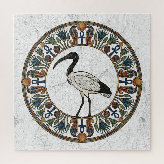 The Silence of Knowledge: Sacred Ibis of Thoth Legpuzzel (Verticaal)