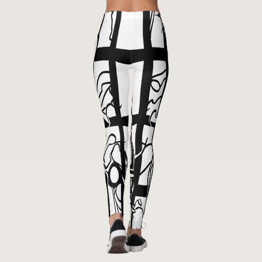  The Silent Cipheri/light colors Leggings (Achterkant)