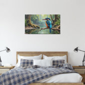The Silent Hunter Canvas Afdruk (Insitu (Slaapkamer))