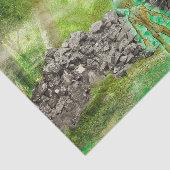 The Silent Man Tissuepapier (Detail)