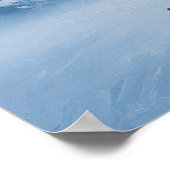 The Silent Penguin March To Great Mountains Poster (Hoek)