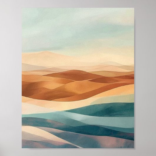 The Silent Resonances of a Sun-Drenched Horizon Poster (Voorkant)