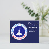 The Silent Service Veteran elegant is not translat Briefkaart (Staand voorkant)