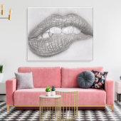 The Silent Tension Canvas Afdruk (Insitu (Woonkamer))