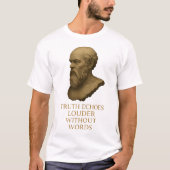 THE SILENT TRUTH – Echoes in Marble T-shirt (Voorkant)