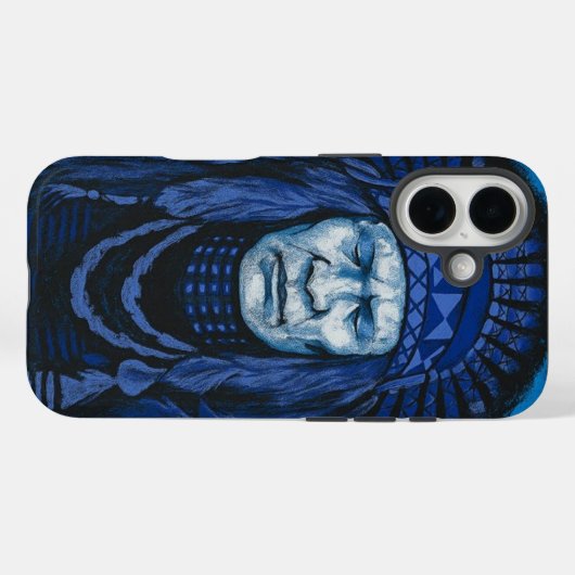 The silent Warrior Chief Case-Mate iPhone Case (Achterkant (horizontaal))