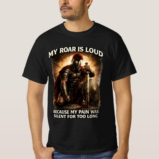 The Silent Warrior: Resilience and Strength  T-shirt (Voorkant)