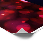 The Silhouette of Young Love on a Wall Poster (Hoek)