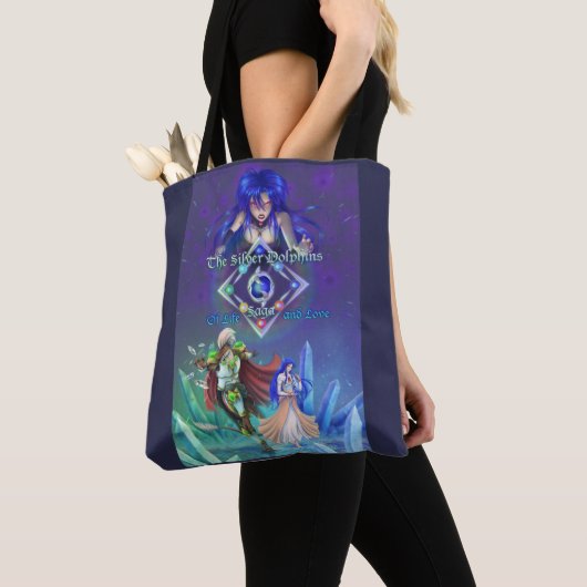 The Silver Dolphins Saga: Van leven en Liefde Tote Bag (Dichtbij)