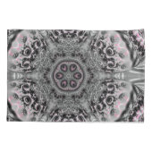 The Silver Fractal Garden Kussensloop (Achterkant)