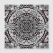 The Silver Fractal Garden Magnetic Card (Voorkant)