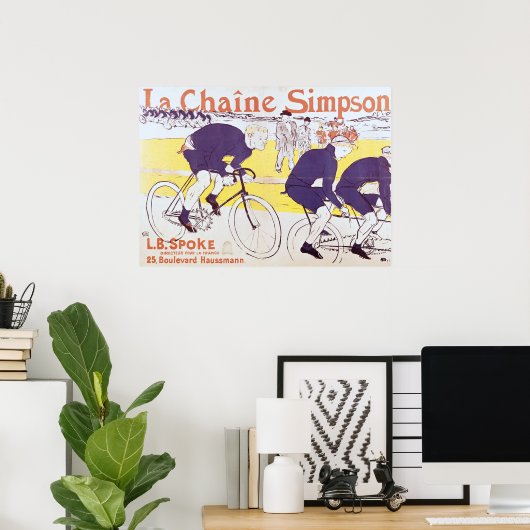 The Simpson Chain, 1896 Poster (Thuiskantoor)