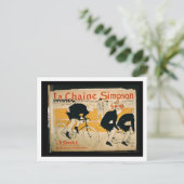 "The Simpson Chain", Parijs (kleurenlitho) Briefkaart (Staand voorkant)