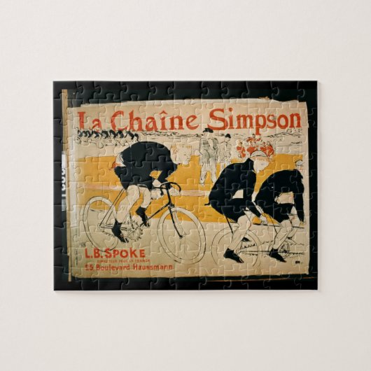"The Simpson Chain", Parijs (kleurenlitho) Legpuzzel (Horizontaal)