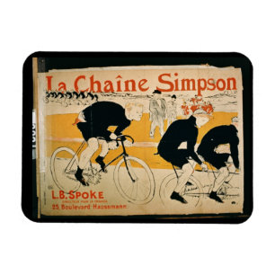 "The Simpson Chain", Parijs (kleurenlitho) Magneet