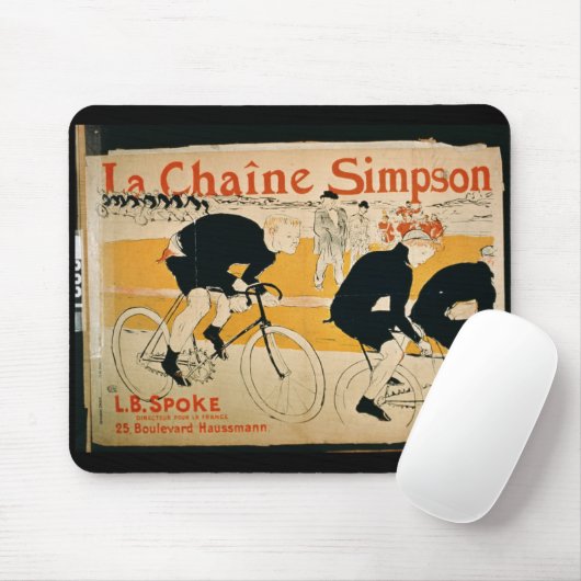 "The Simpson Chain", Parijs (kleurenlitho) Muismat (Met muis)