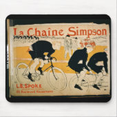 "The Simpson Chain", Parijs (kleurenlitho) Muismat (Voorkant)