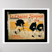 "The Simpson Chain", Parijs (kleurenlitho) Poster (Voorkant)