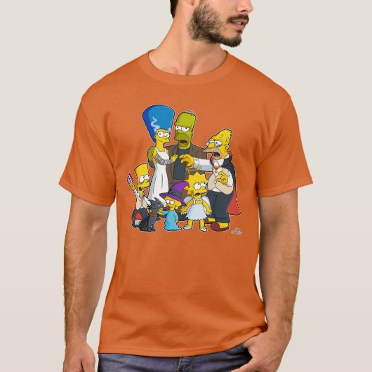 The Simpsons Familyreehouse of Horror Halloween fu T-shirt (Voorkant)