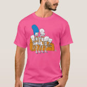 The Simpsons Skeletons Couch Gagreehouse of Horror T-shirt (Voorkant)