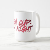 The Single Girl of Winter Nights — Ceramic Edition Koffiemok (Voorkant rechts)